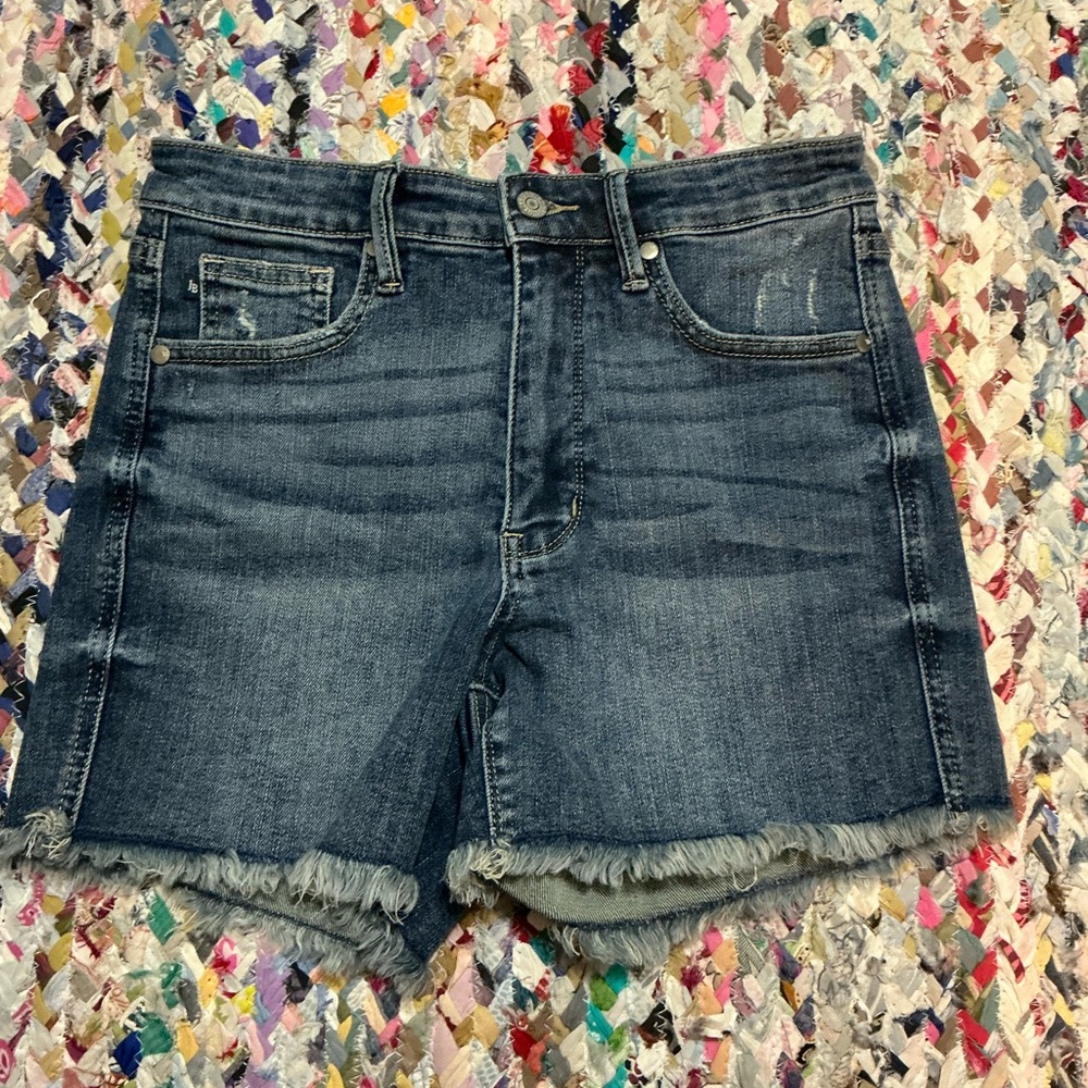 Judy Blue Dark Blue Jean Shorts